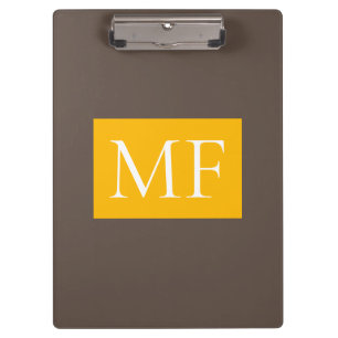 Porte-bloc Monogramme attractif minimaliste moderne