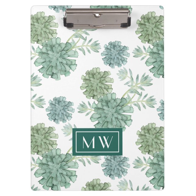 Porte-bloc Monogramme | Bonheur des Plantes | Motif réussi (Devant)