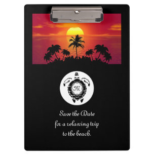 Porte-bloc Monogramme de silhouette de la tortue noire