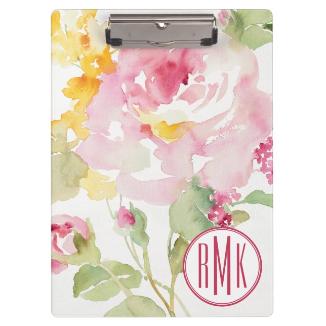 Porte-bloc Monogramme | mi-juillet (Devant)