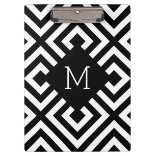 Porte-bloc Monogramme noir et blanc