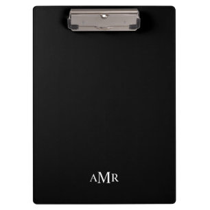 Porte-bloc Monogramme personnalisé classique