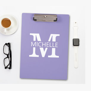 Porte-bloc Monogramme simple avec initiale