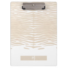 Monogramme Tigre Blanc