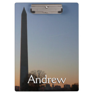 Porte-bloc Monument de Washington au coucher du soleil