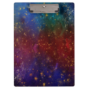 Porte-bloc Moody Ombre   Psychedélique Grunge Gold Stardust