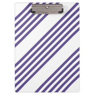 Porte-bloc Motif à cinq bandes Ultra violet et blanc