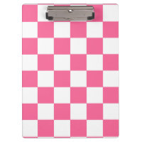 Motif À damiers chèque rose blanc