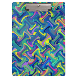 Porte-bloc Motif abstrait multicolore
