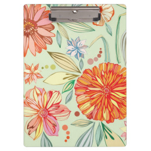 Porte-bloc Motif avec des asters