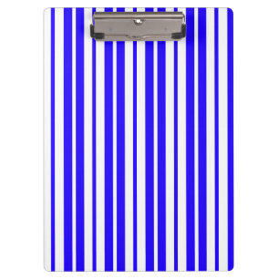 Porte-bloc Motif Bleu Blanc Vertical Grilles