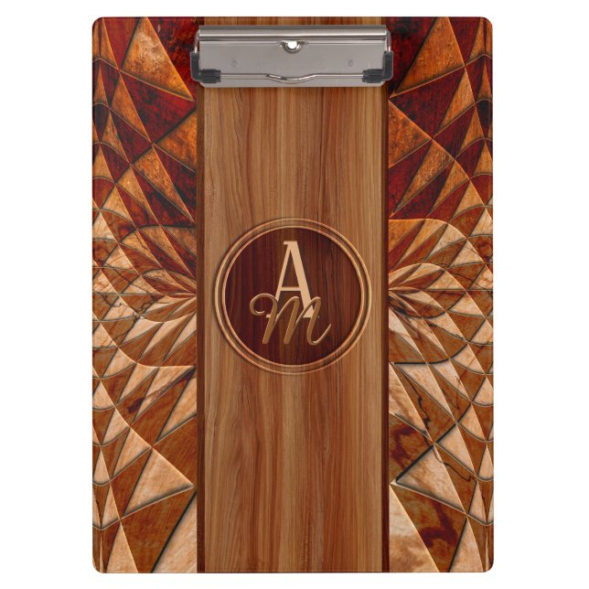 Porte-bloc Motif bois (Devant)