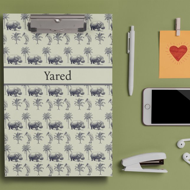 Porte-bloc Motif botanique du Nil, coutume (Créateur téléchargé)