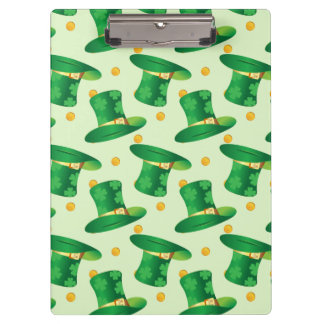 Porte-bloc Motif Casquette irlandais vert, design du jour st 