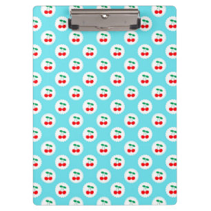 Porte-bloc Motif Cerise – Cadeau & Décoration Rétro aux Fruit