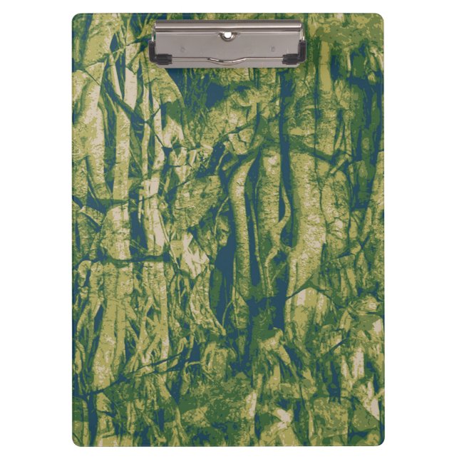 Porte-bloc Motif de camouflage d'écorce d'arbre (Devant)