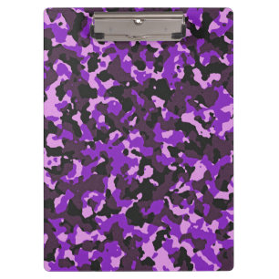 Porte-bloc Motif de camouflage violet