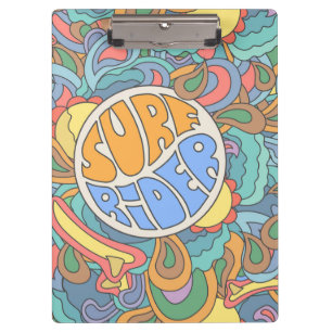 Porte-bloc Motif de cavalier de surf