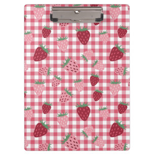 Porte-bloc Motif de champ fraise