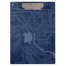Motif de circuit Geek bleu