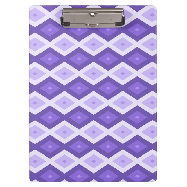 Porte-bloc Motif de diamant violet (Devant)