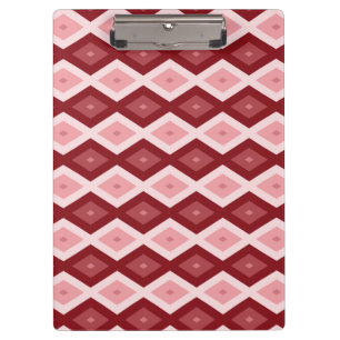 Porte-bloc Motif de diamants rouges