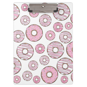 Porte-bloc Motif De Donuts, Donuts Roses, Saupoudrages