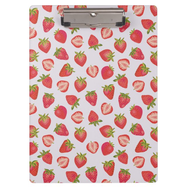 Porte-bloc Motif de fraises d'été (Devant)