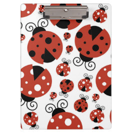 Porte-bloc Motif De Ladybugs, Mignons Ladybugs, Red Ladybugs