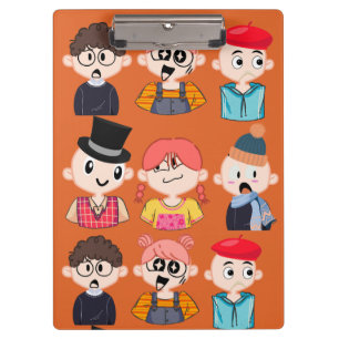 Porte-bloc Motif de lunettes de nerds et geeks de dessin anim