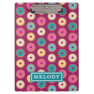 Porte-bloc Motif de noix de muscade sur violet