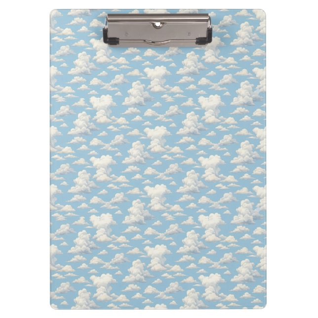 Porte-bloc Motif de nuage  (Devant)