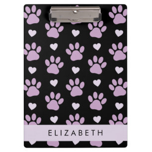 Porte-bloc Motif De Pâtes, Pâtes Lilac, Coeurs, Votre Nom
