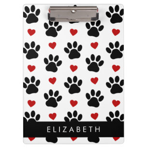Porte-bloc Motif De Pâtes, Pâtes Noires, Coeurs Rouges, Votre