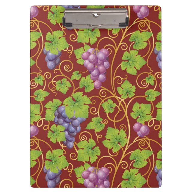 Porte-bloc Motif de raisin (Devant)
