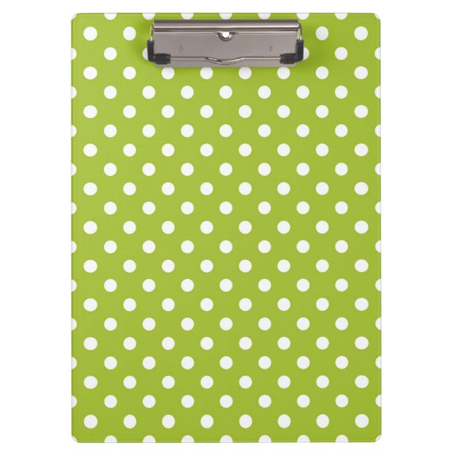Porte-bloc Motif de ressort avec le pois blanc (Devant)
