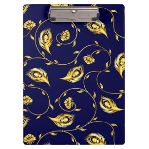 Porte-bloc Motif de Sari de paon