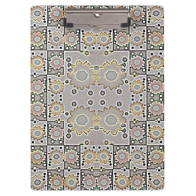 Porte-bloc Motif de tournesols moderne (Devant)