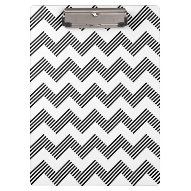 Porte-bloc Motif de zigzag géométrique (Devant)