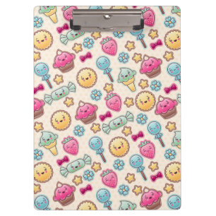 Porte-bloc Motif d'enfant de Kawaii avec des griffonnages