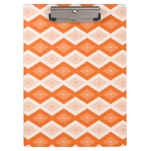 Porte-bloc Motif diamant orange