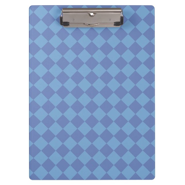 Porte-bloc Motif Diamond du Vérificateur bleu (Devant)