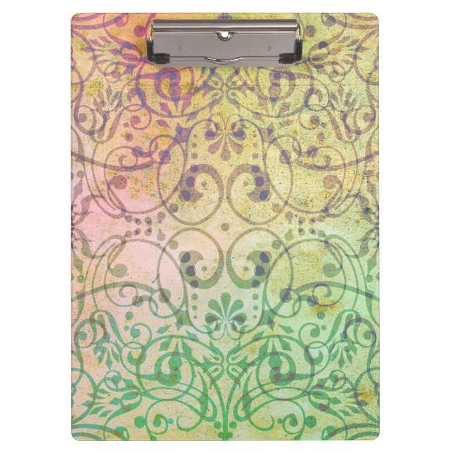 Porte-bloc Motif d'ornement d'art antique pour votre concepti (Devant)