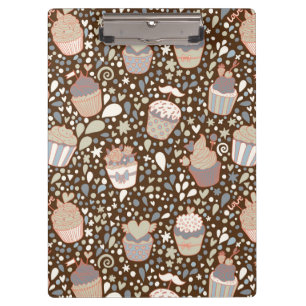 Porte-bloc Motif doux fait de petits gâteaux savoureux