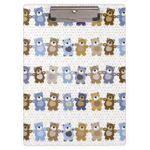 Porte-bloc motif d'un ours de nounours de jouet