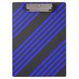 Porte-bloc Motif électrique bleu et charbon cinq bandes