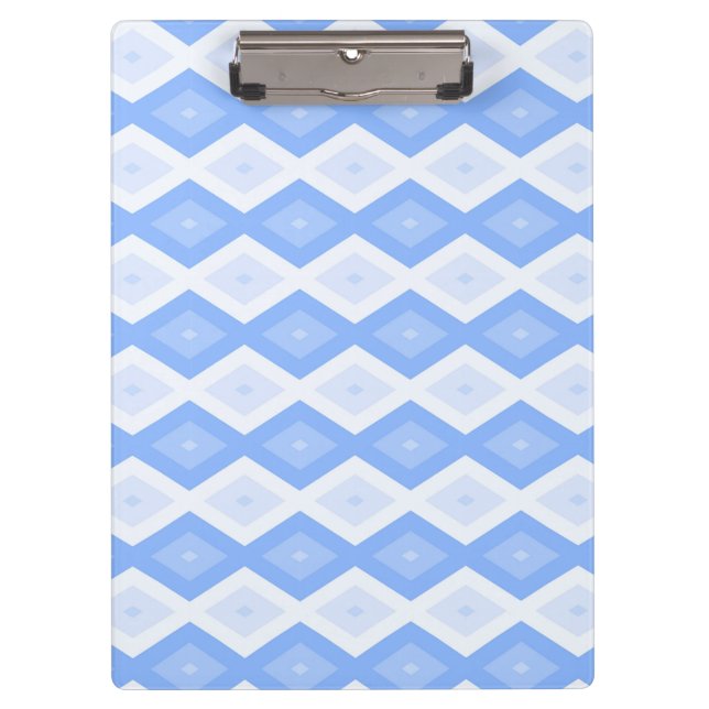 Porte-bloc Motif en diamant bleu pâle (Devant)