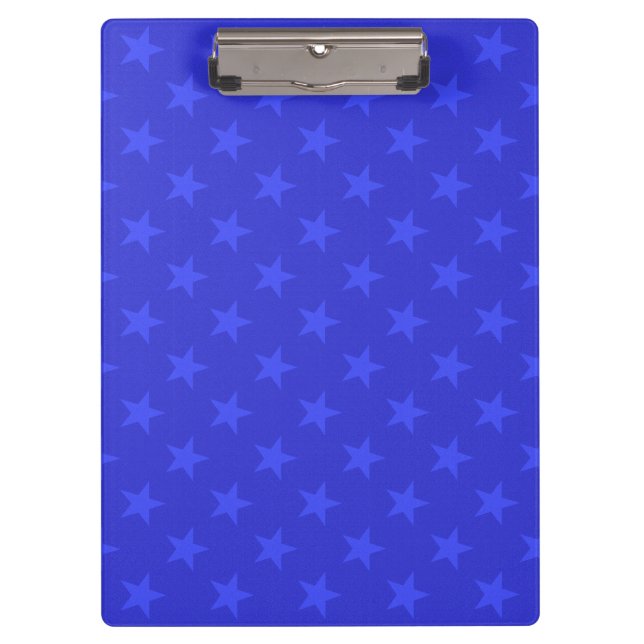 Porte-bloc Motif étoile bleue (Devant)