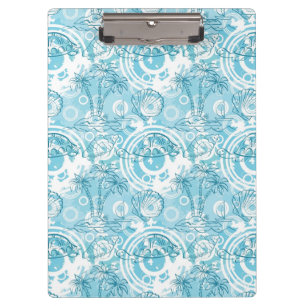 Porte-bloc motif exotique d'océan