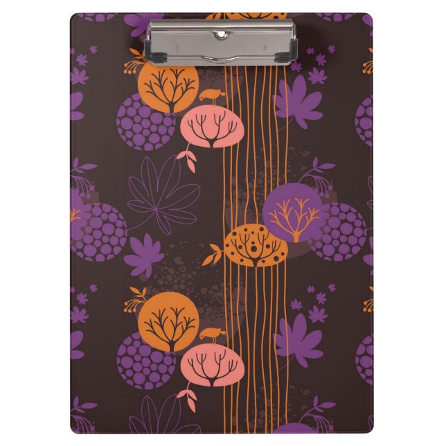 Porte-bloc Motif floral 2 (Devant)